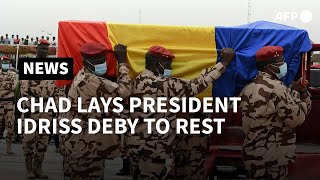 Chad buries President Idriss Deby  AFP [upl. by Roseann944]