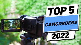 Top 5 BEST Camcorders of 2022 [upl. by Terrag701]