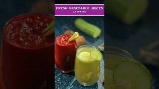 2 ways  Hydrating amp Refreshing Vegetable Juices  Healthy Juice For Good Health amp Skin ytshorts [upl. by Ayatahs]