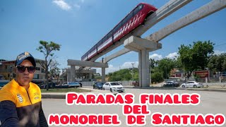 Paradas finales del monoriel de Santiago Estrella sadhalá  Yapurt dumit [upl. by Nivej]