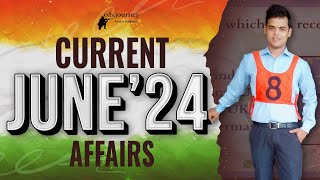 June 2024 Current Affairs for CDS NDA CAPF [upl. by Nance]