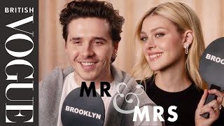 Brooklyn Beckham amp Nicola Peltz Play Mr amp Mrs  Vogue Challenges  British Vogue [upl. by Osbourn]