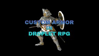 Roblox Studio How to make Custom Armors In Droplet Rpg Kit [upl. by Lucinda]