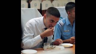 Cadet Dining Etiquette in NDA Air Force and Navy Mess army airforce navy motivation [upl. by Nylsirk]