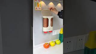 Recommended products Cup dispenser Water dispenser paper cup dispenser Good helper for life Hang [upl. by Radborne356]