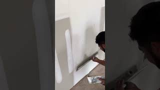 Drywall finishing hand putty workshots satisfying [upl. by Puglia]