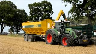 Claas Dominator 108 SL Maxi Wintergerste und 2 Fendt Vario [upl. by Na281]