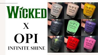 OPI Infinite Shine x Wicked Holiday 2024 Collection  Swatch amp Review [upl. by Cigam720]