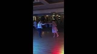 Irish couple jiving wedding party [upl. by Akinot173]