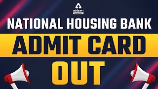 NATIONAL HOUSING BANK  NHB ADMIT CARD 2022 OUT [upl. by Seabrook]