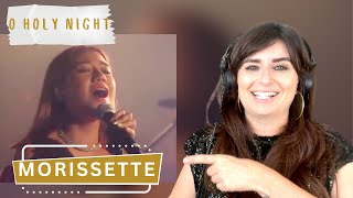 Morissette  O Holy Night  Vocal Coach Reaction amp Analysis [upl. by Enoved]