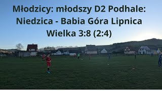 Młodzicy młodszy D2 Podhale Niedzica  Babia Góra Lipnica Wielka 38 24 [upl. by Ternan448]