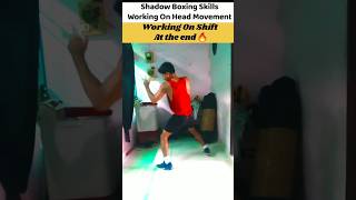 Shadow Boxing Skills Workout At Home 🥶😱boxing shadowboxing [upl. by Ordep]