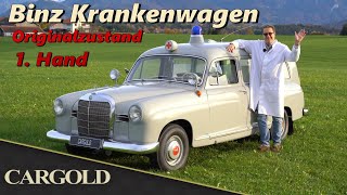 Mercedes 190D Binz Krankenwagen 1961 50 Jahre eingelagert Unberührter Originalzustand [upl. by Iviv]