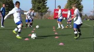 Soccer Training  Passing Drills 1 [upl. by Jannery]