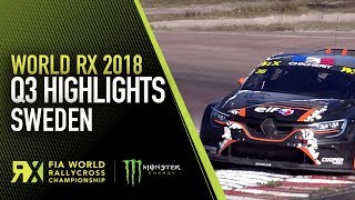 World RX Q3 Highlights  World Rallycross of Sweden 2018 [upl. by Raynor806]