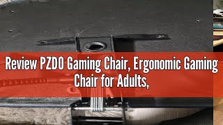 Review PZDO Gaming Chair Ergonomic Gaming Chair for Adults Technical Fabric Gaming Chair with Foot [upl. by Nonohcle]