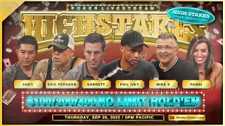 PHIL IVEY Plays SUPER HIGH STAKES 100200400 w Eric Persson Garrett Andy Robbi Ryusuke [upl. by Ecnarret]