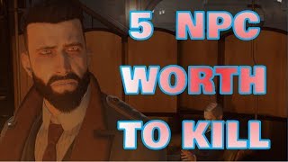 5 Vampyr NPC that Worth to Kill [upl. by Atteras198]