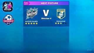 DLS 2024  Nazwir Games 6 VS Frosinone 0  DIVISION 4  Match 215  Dream League Soccer 2024 [upl. by Imnubulo]