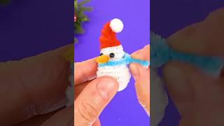 DIY Mini Snowman beads and pipe cleaners [upl. by Zannini832]