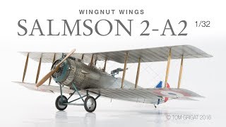 Wingnut Wings Salmson 2A2 132 Stopmotion [upl. by Lepley347]