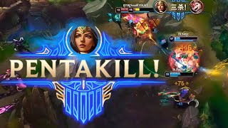 Sivir Pentakill by BL smlz Legend Cup Season 2  League of Legends [upl. by Naillimxam825]