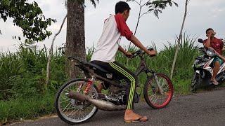 Test Porting Fiz R Dragbike 120cc Standart [upl. by Japeth215]