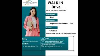 Medical Coding Job Updates October 2024 medicalcodingjobs hiring walkindrive medicalcoder [upl. by Navar]