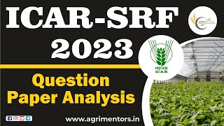 ICARSRF Soil Science 2023  Question Paper Analysis [upl. by Selima942]