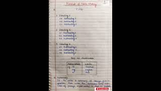 Note making l note making format l note making class 11 l note making kese banaye [upl. by Atteirneh]