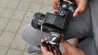 Loading a Film into the Nikon F3 made easy [upl. by Dickman394]