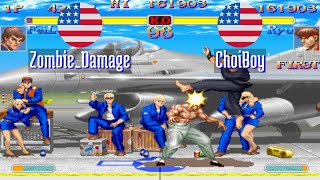 ssf2xjr1 ZombieDamage US vs ChoiBoy US Super SF II X ssf2x ssf2 Fightcade Jul 12 [upl. by Lotsyrk908]