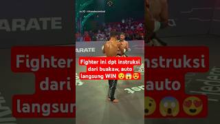 Dpt arahan dri legend muaythai auto lngsung menang 😍😱😯 boxing muaythai fight mma [upl. by Lledner469]