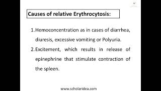 Erythrocytosis Types and Differential diagnosis [upl. by Airod998]