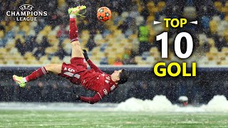 Robert Lewandowski TOP 10 Goli w Lidze Mistrzów ᴴᴰ [upl. by Adiaj]