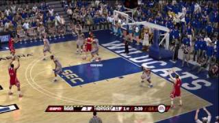 NCAA Basketball 10 PS3 Kentucky vs Rider ESPN [upl. by Ayoj933]