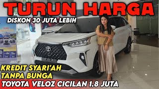 18 JUTA CICILAN TOYOTA VELOZ TERBARU 2024 REVIEW PROMO TURUN HARGA TOYOTA AVANZA VELOZ MURAH [upl. by Afira]