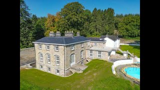 FOR SALE Drumlease Glebe House Dromahair Co Leitrim on 87 acre with river frontage [upl. by Anilah]