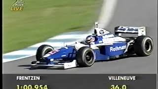 F1 Europe Jerez 1997 Jacques Villeneuve Pole Position Lap DF1 [upl. by Islek]