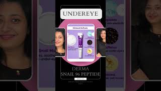 Worrying about dark circles fine lines or puffy eyes Use Snail peptide 96 UnderEye Cream undereye [upl. by Boyse]