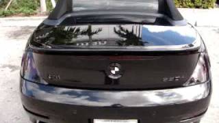 MC Design Whips BMW 650I Murdered Out Convertible DUB [upl. by Melburn]