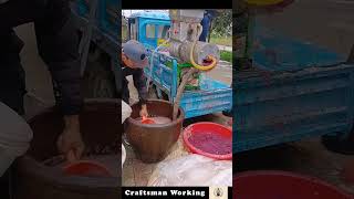 The Process Of Mashing Sweet Potatoes [upl. by Irrehc]