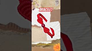 🎀 How to braid a beautiful bow bracelet 🧶 shorts diy bracelet braceletdiy bracelettutorial [upl. by Cryan22]