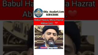 Babul Hawaij Mola Hazrat Abbas as❤️  Ali Raza Rizvi tabarra [upl. by Fabozzi786]