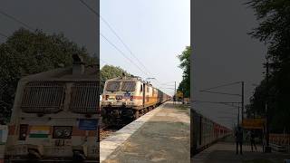 Through passing 15643Puri  Kamakhya Express passengerexpress railway highspeedtrain [upl. by Kapeed]