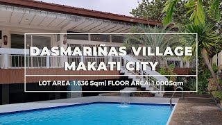 MANSION in Dasmariñas Village  P6135M or P375Ksqm only [upl. by Finbar828]