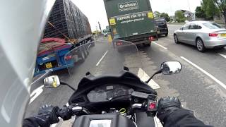 Honda NT700Vs Blairgowrie to Dundee  3 [upl. by Nahtnanhoj]