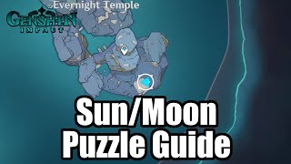 SunMoon Precious Chest Puzzle  Evernight Temple Enkanomiya  Genshin Impact [upl. by Archambault493]