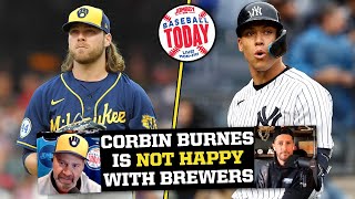 Corbin Burnes is NOT happy with the Brewers trade incoming  Baseball Today [upl. by Meensat]